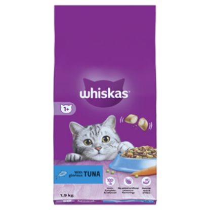 Picture of Whiskas Complete Dry Tuna 1+  1.9Kg x4